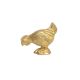 Golden Brass Hen Incense Stick Holder